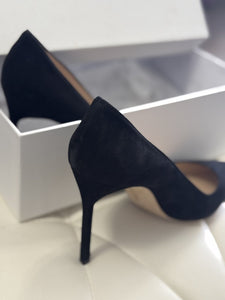 BB 105mm Suede Pumps