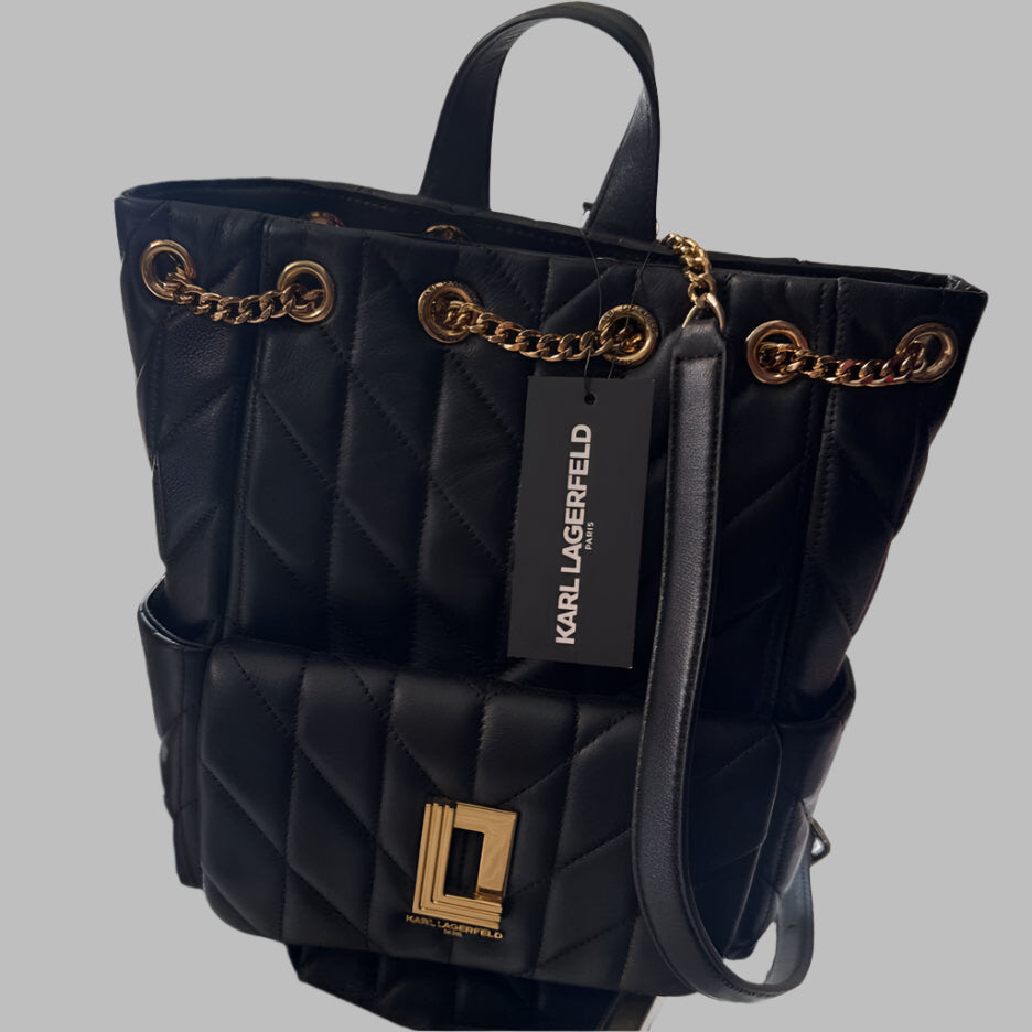 Karl lagerfeld Charmed Quilted high quality Backpackpp