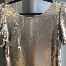 Load image into Gallery viewer, Oasis gold sequin dress
