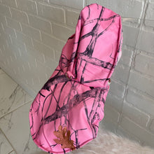 Load image into Gallery viewer, Pink Camo Print Hooded Dog Jacket
